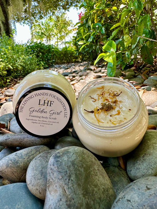 Golden Girl Foaming Body Scrub