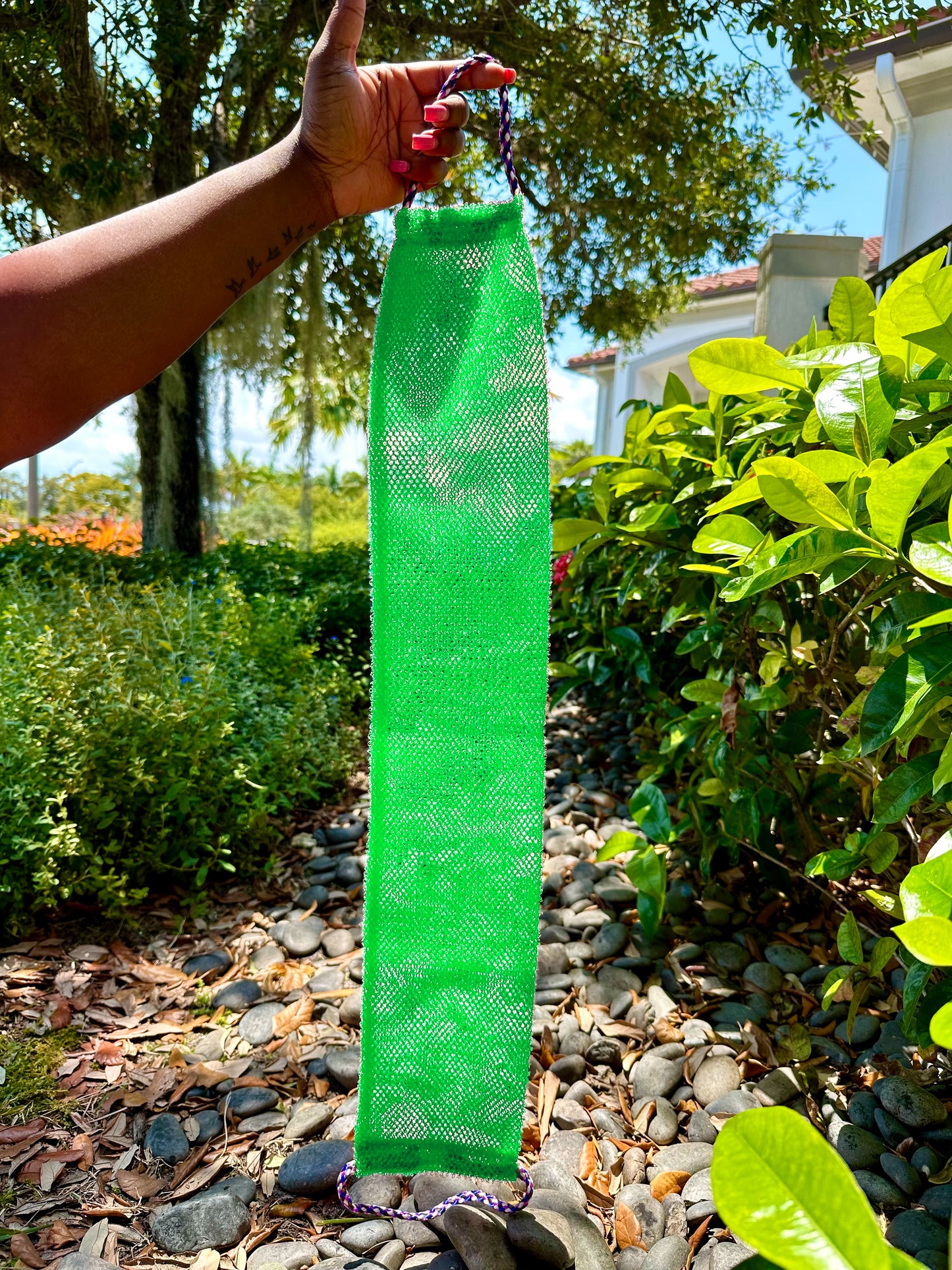 Long Exfoliating strap/scrubber