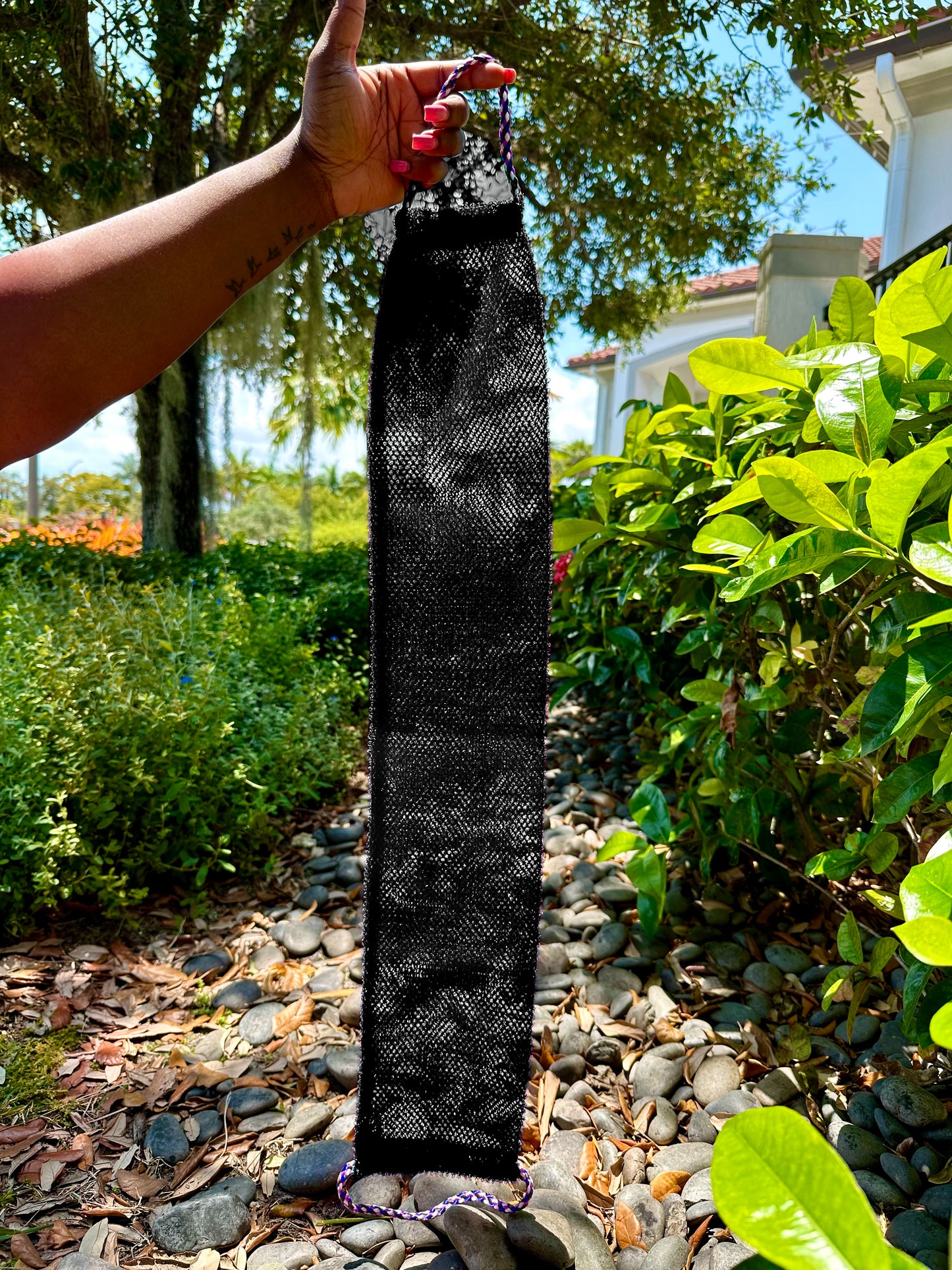 Long Exfoliating strap/scrubber