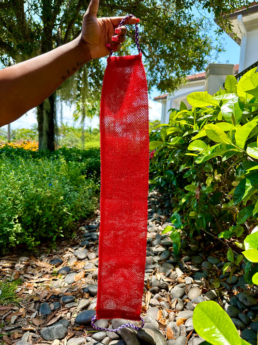 Long Exfoliating strap/scrubber