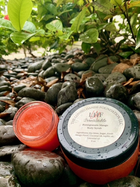 Irresistible Pomegranate and Mango Sugar Scrub